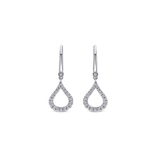Load image into Gallery viewer, Gabriel Lusso Diamond Collection White Gold Diamond Fashion Drop Earrings (0.3 CTW)