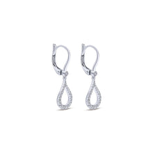 Load image into Gallery viewer, Gabriel Lusso Diamond Collection White Gold Diamond Fashion Drop Earrings (0.3 CTW)