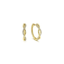 Load image into Gallery viewer, Gabriel &amp; Co. Hampton Yellow Gold Earrings (0.11 CTW)