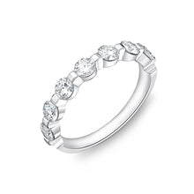 Load image into Gallery viewer, Forevermark Precious Prong White Gold Round Bands (1.08 ctw)