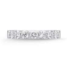 Load image into Gallery viewer, Forevermark Petite Prong White Gold Round Bands (1.08 ctw)