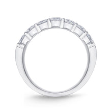 Load image into Gallery viewer, Forevermark Petite Prong White Gold Round Bands (1.08 ctw)