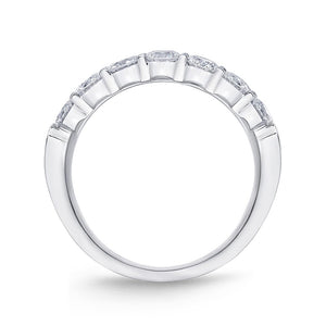 Forevermark Petite Prong White Gold Round Bands (1.08 ctw)