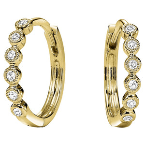 14k Diamond Mixable Earring (0.14 CTW)