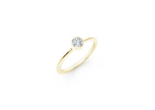Load image into Gallery viewer, The Forevermark Tribute™ Collection Classic Bezel Stackable Ring (0.15 CTW)