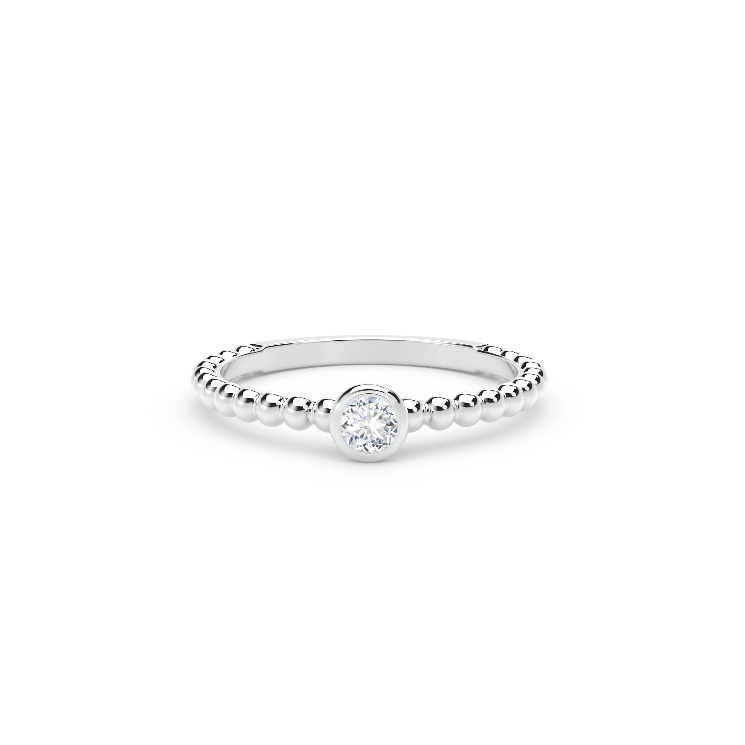 The Forevermark Tribute™ Collection Diamond Stackable Ring (0.10 CTW)