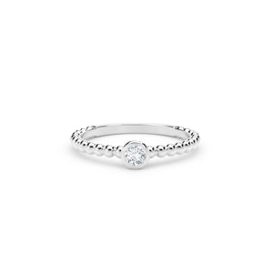 The Forevermark Tribute™ Collection Diamond Stackable Ring (0.10 CTW)