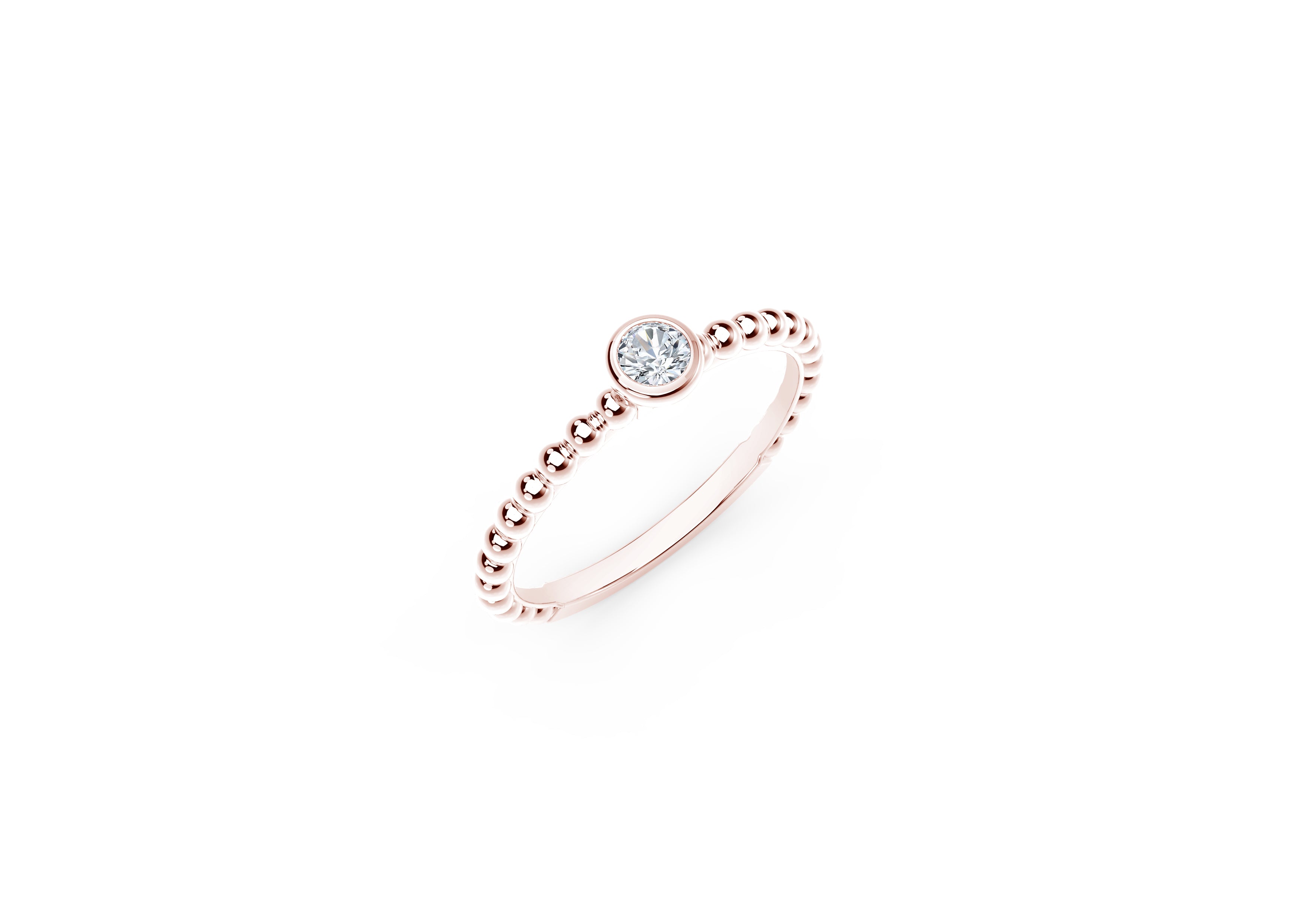 The Forevermark Tribute™ Collection Diamond Stackable Ring (0.10 CTW)