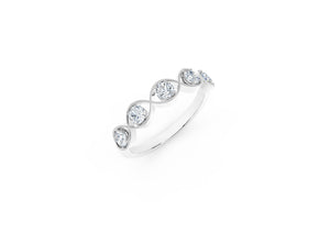 The Forevermark Tribute™ Collection Braided Five Stone Ring