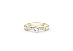 The Forevermark Tribute™ Collection Three Stone Diamond Ring