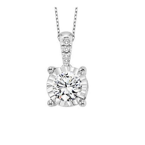 14K Diamond Pendant (0.25 CTW)