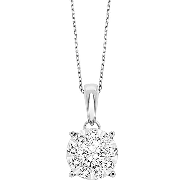 14K Diamond Pendant (0.50 CTW)