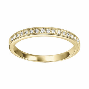 14K Yellow Gold Mixable Ring (0.12 CTW)