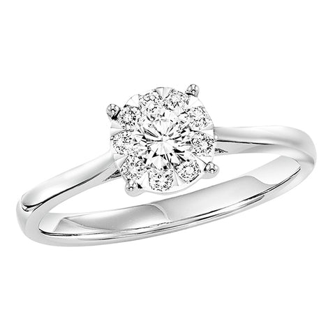 14K Diamond Ring (0.25 CTW)