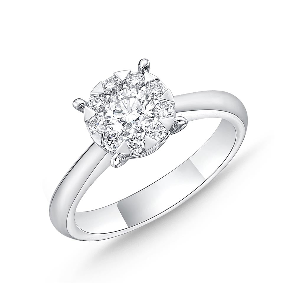 18ct white gold diamond engagement ring Clearance