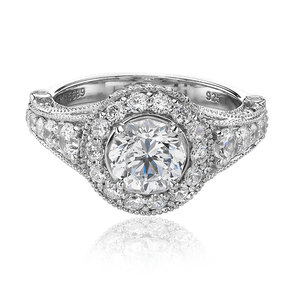 Christopher Designs Crisscut Engagement Ring Setting (1.39 CTW)