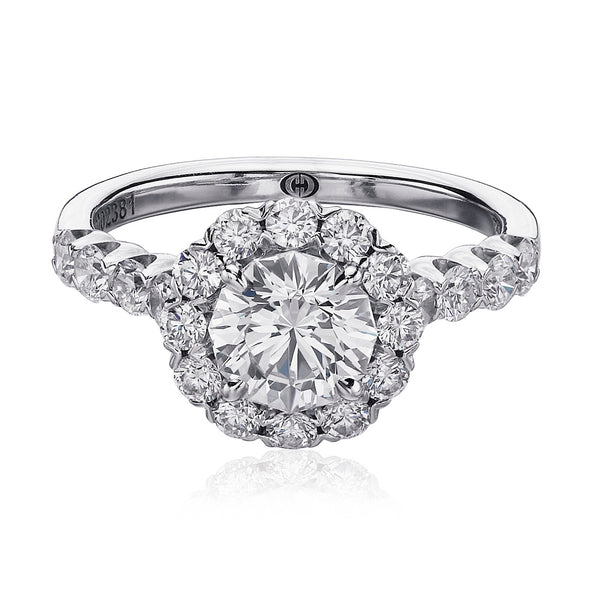 Christopher Designs Crisscut Engagement Ring Setting (0.88 CTW)