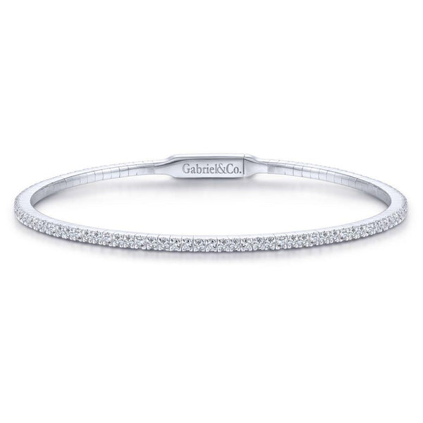 Gabriel & Co. Demure White Gold Bracelet (1.28 CTW)