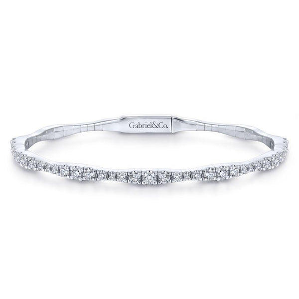 Gabriel & Co. Demure White Gold Bracelet (1.10 CTW)