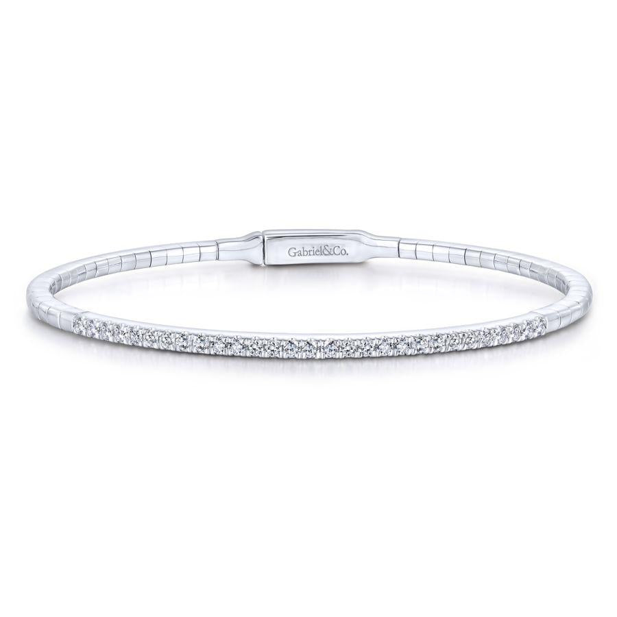 Gabriel & Co. Demure White Gold Bracelet (0.52 CTW)