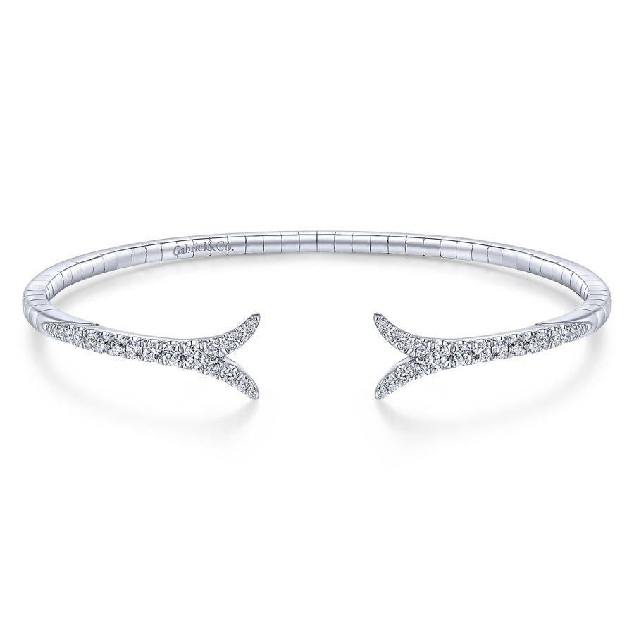 Gabriel & Co. Demure White Gold Bracelet (0.63 CTW)