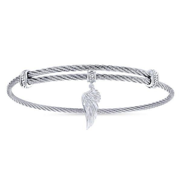 Gabriel & Co. Steel My Heart Bracelet