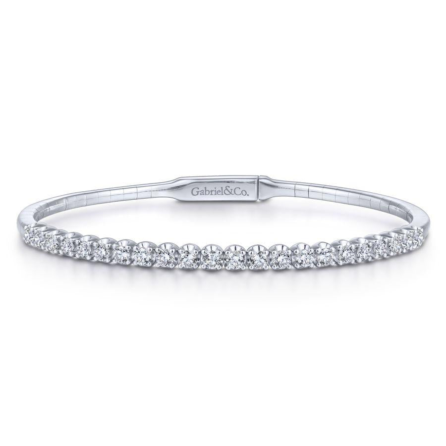 Gabriel & Co. Demure White Gold Bracelet (0.99 CTW)