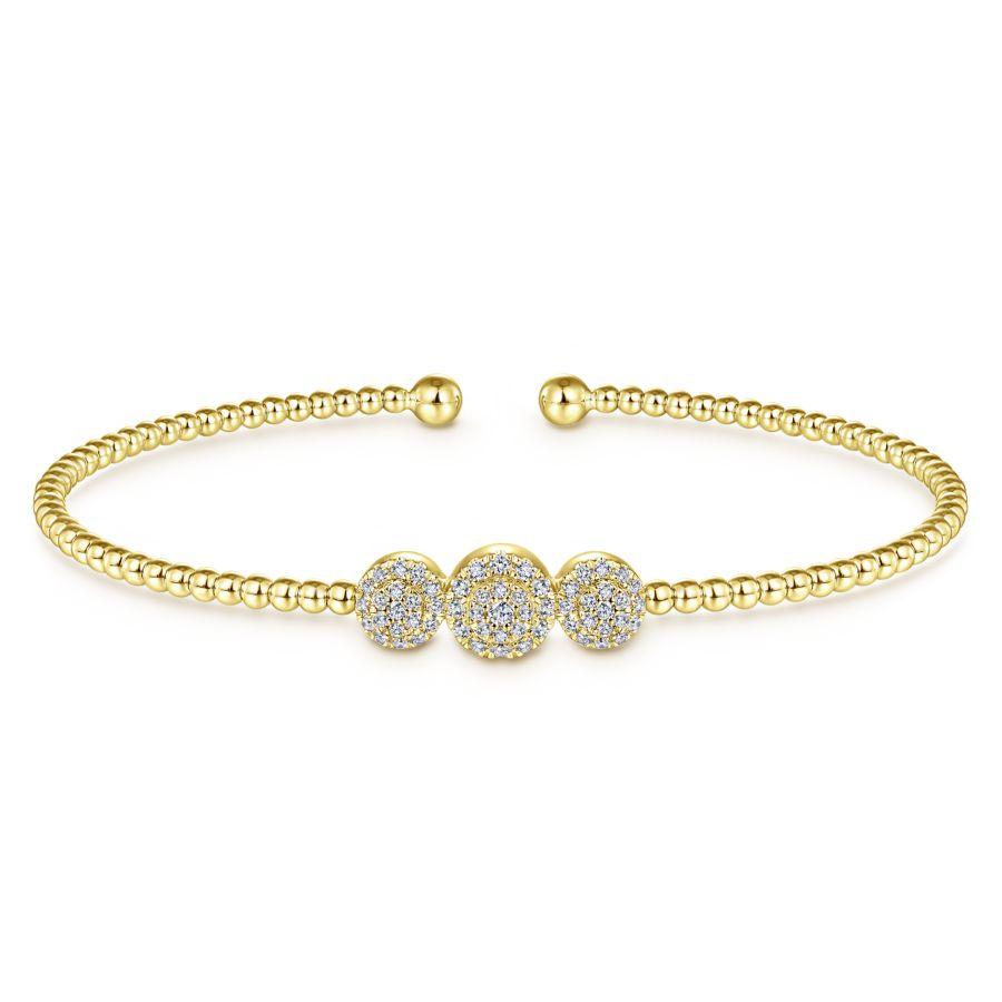 Gabriel & Co. Bujukan Yellow Gold Bracelet (0.34 CTW)