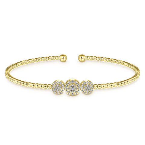 Gabriel & Co. Bujukan Yellow Gold Bracelet (0.34 CTW)