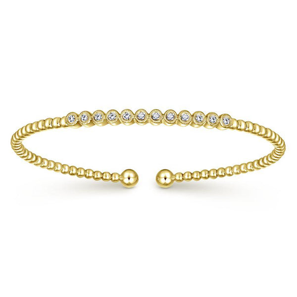 Gabriel & Co. Bujukan Yellow Gold Bracelet (0.15 CTW)