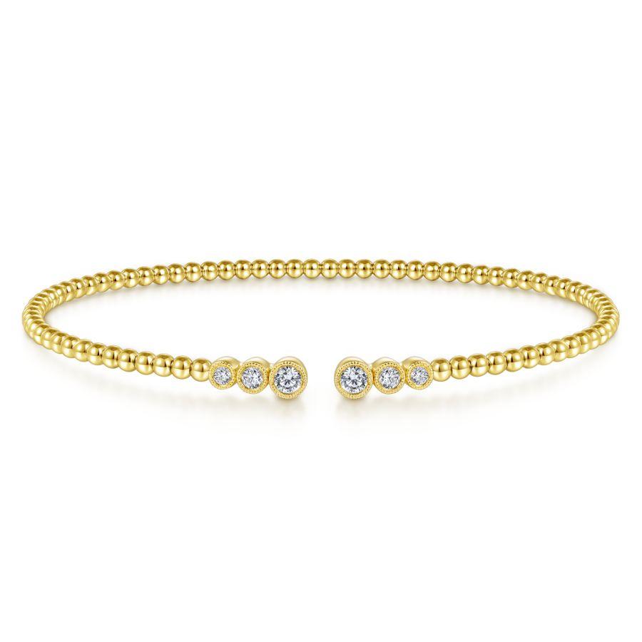 Gabriel & Co. Bujukan Yellow Gold Bracelet (0.24 CTW)
