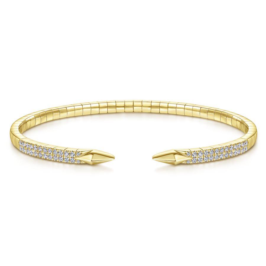 Gabriel & Co. Demure Yellow Gold Bracelet (0.49 CTW)