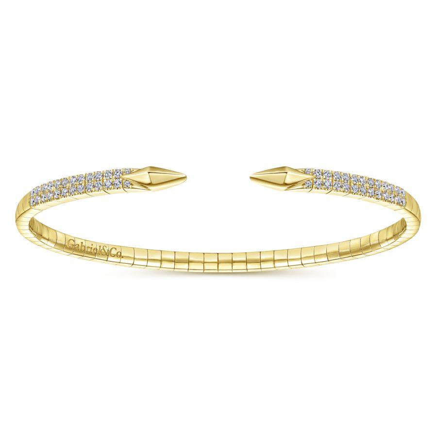 Gabriel & Co. Demure Yellow Gold Bracelet (0.49 CTW)