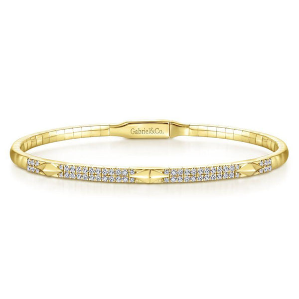 Gabriel & Co. Demure Yellow Gold Bracelet (0.54 CTW)