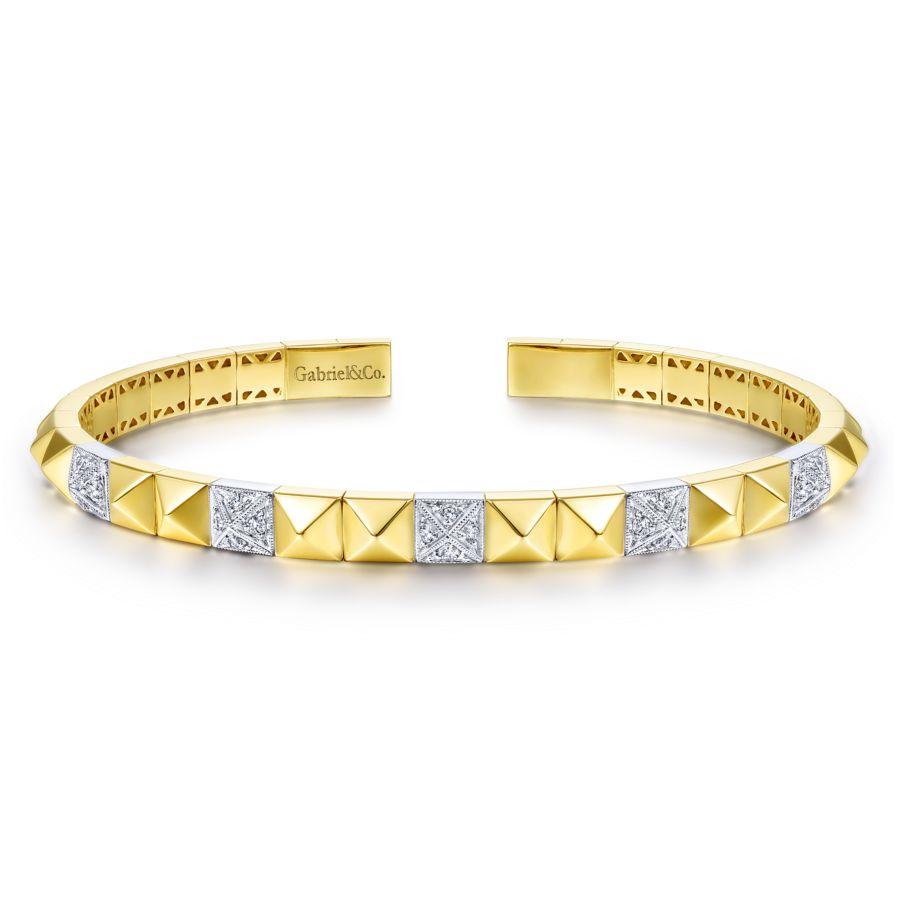 Gabriel & Co. Demure Yellow Gold Bracelet (0.25 CTW)