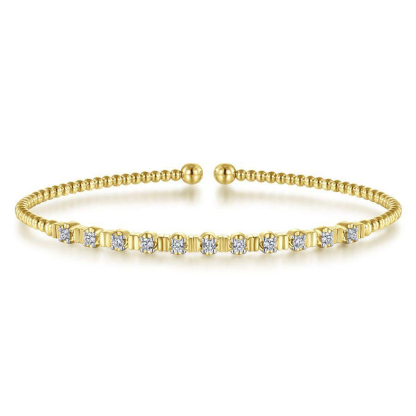 Gabriel & Co. Bujukan Yellow Gold Bracelet (0.33 CTW)