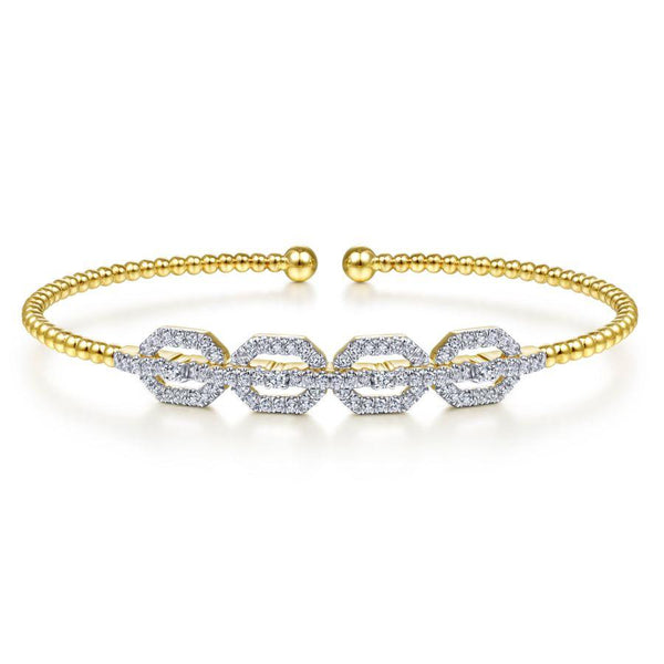 Gabriel & Co. Bujukan Yellow Gold Bracelet (0.59 CTW)