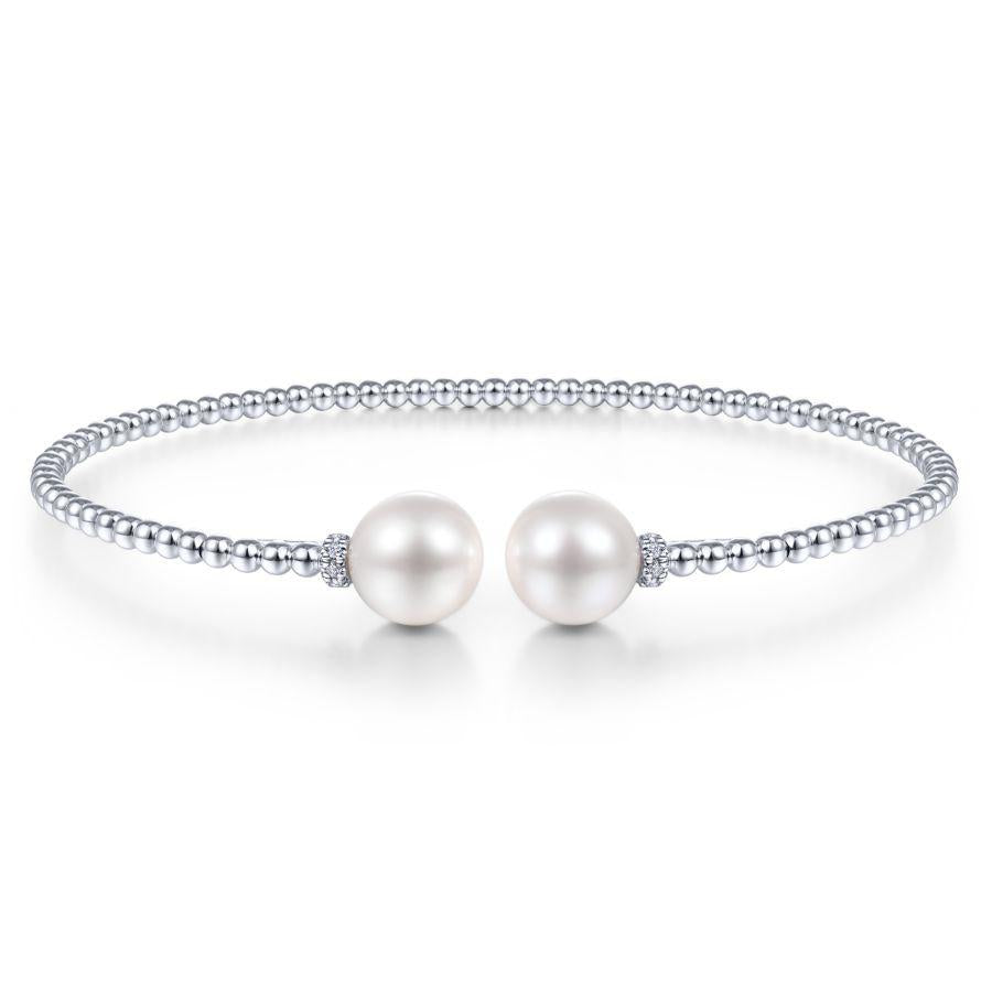 Gabriel & Co. Bujukan White Gold Bracelet (0.05 CTW)