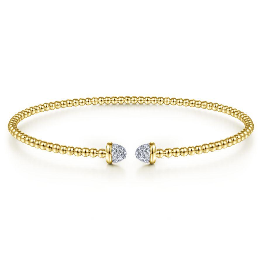 Gabriel & Co. Bujukan Yellow Gold Bracelet (0.21 CTW)