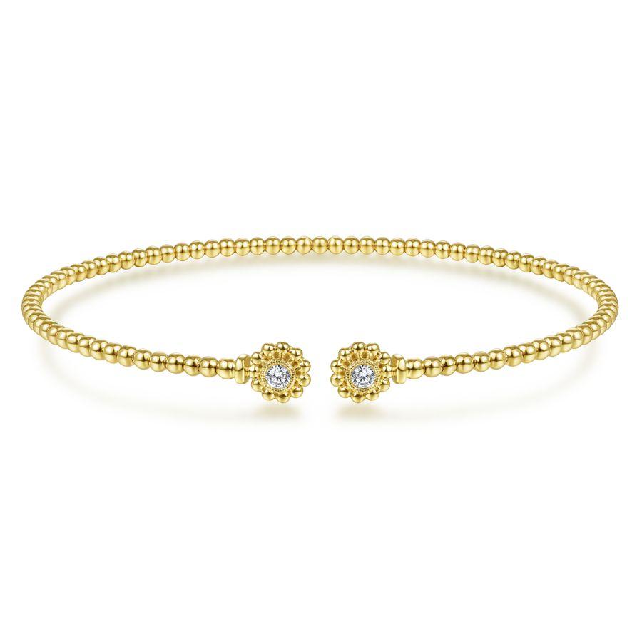Gabriel & Co. Bujukan Yellow Gold Bracelet (0.09 CTW)