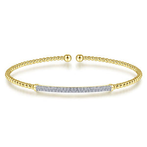 Gabriel & Co. Bujukan Yellow Gold Bracelet (0.33 CTW)