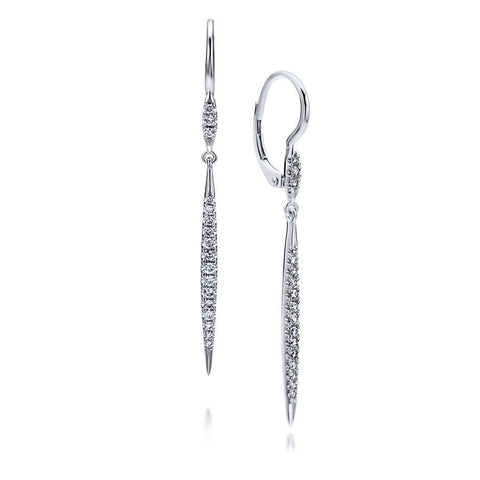 Gabriel & Co. Kaslique White Gold Earrings (0.3 CTW)