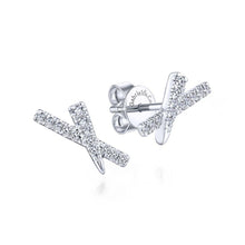 Load image into Gallery viewer, Gabriel &amp; Co. Kaslique White Gold Earrings (0.15 CTW)
