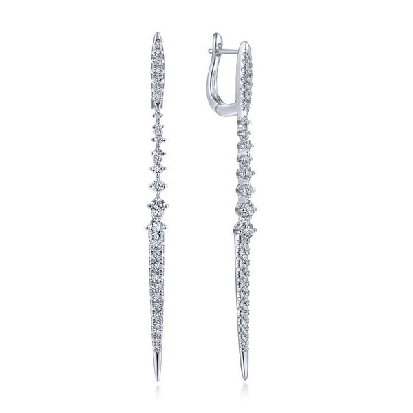 Gabriel & Co. Kaslique White Gold Earrings (0.95 CTW)