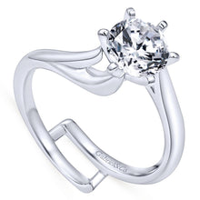 Load image into Gallery viewer, Gabriel Bridal Collection White Gold Bypass Engagement Ring
