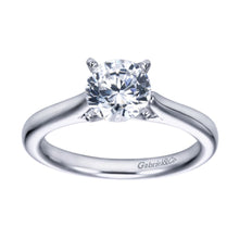 Load image into Gallery viewer, Gabriel Bridal Collection White Gold Solitaire Engagement Ring