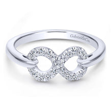 Load image into Gallery viewer, Gabriel &amp; Co. Eternal Love Sterling Silver Jewelry Ring