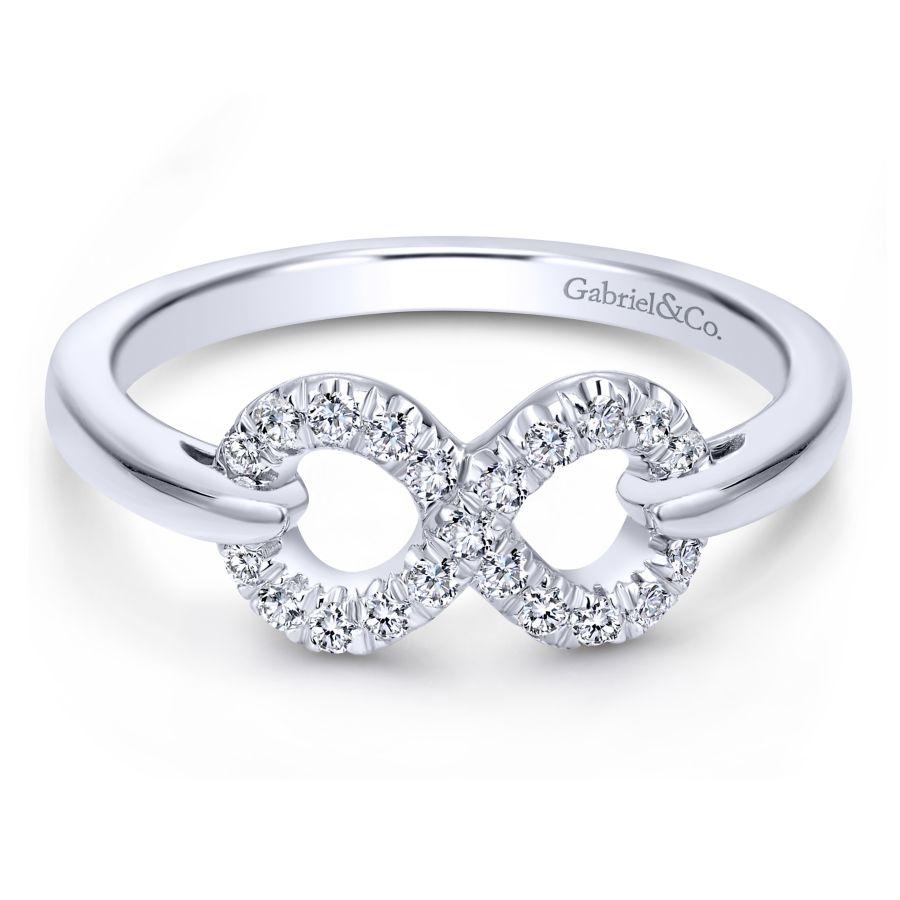 Gabriel & Co. Eternal Love Sterling Silver Jewelry Ring