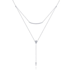 Gabriel & Co. Kaslique White Gold Necklace (0.44 CTW)