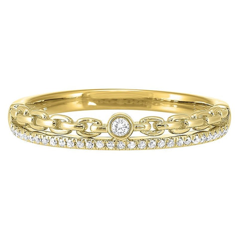 14K Diamond Ring (0.10 CTW)